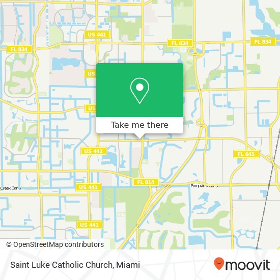 Saint Luke Catholic Church map