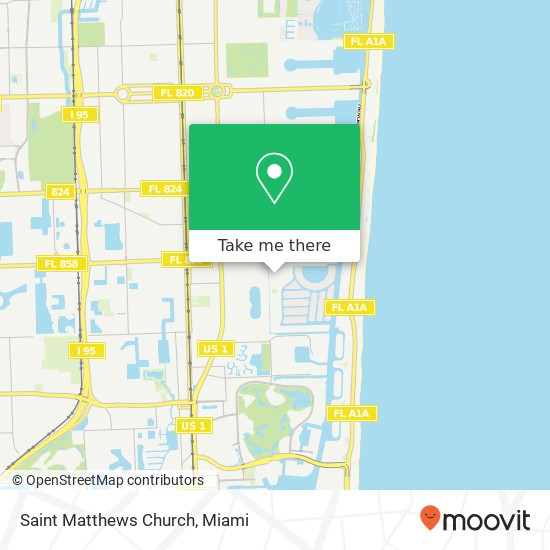 Saint Matthews Church map