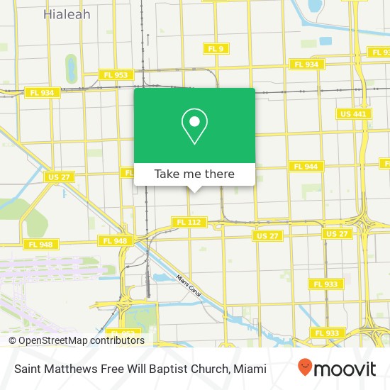 Mapa de Saint Matthews Free Will Baptist Church