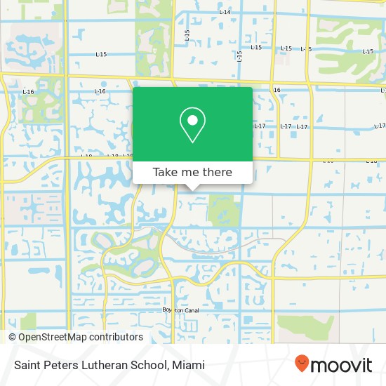 Mapa de Saint Peters Lutheran School