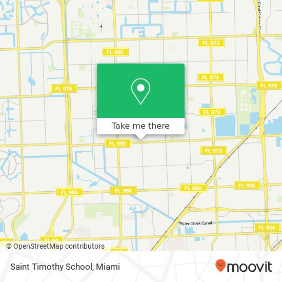 Saint Timothy School map