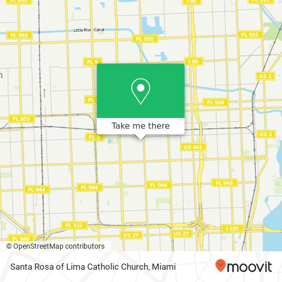 Santa Rosa of Lima Catholic Church map