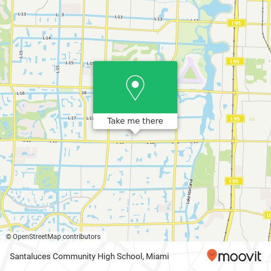 Mapa de Santaluces Community High School