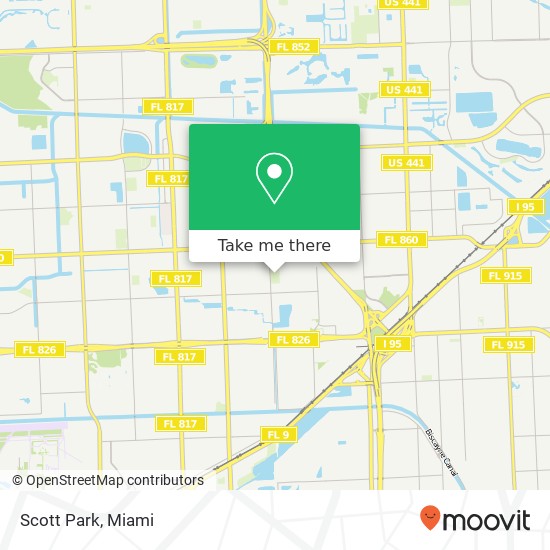 Mapa de Scott Park