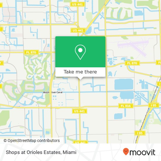 Mapa de Shops at Orioles Estates