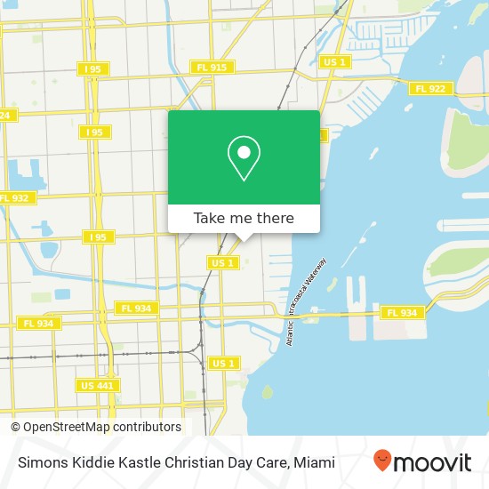 Mapa de Simons Kiddie Kastle Christian Day Care