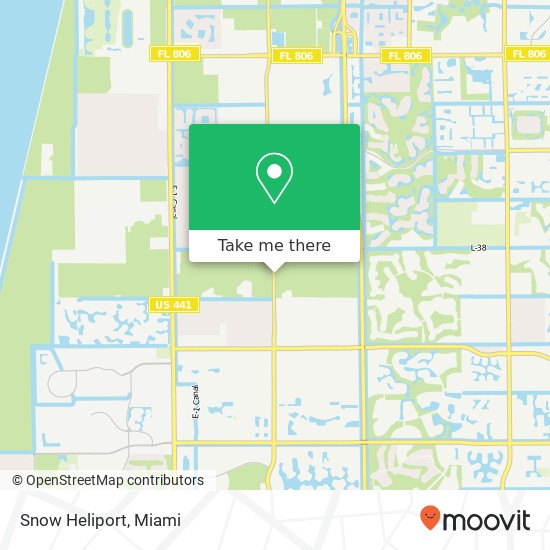 Mapa de Snow Heliport