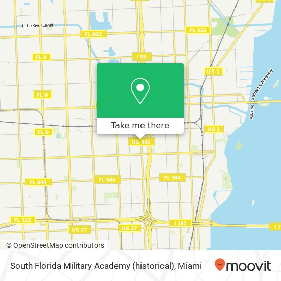 Mapa de South Florida Military Academy (historical)