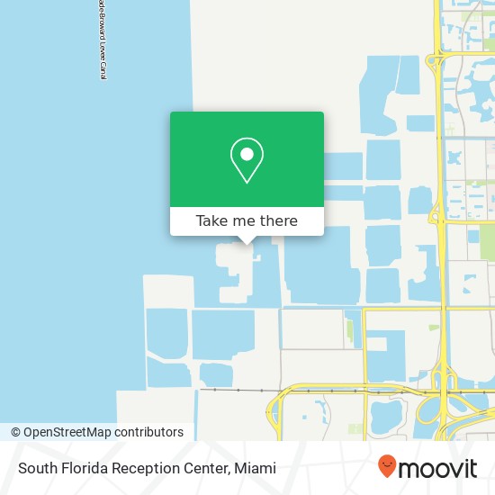 South Florida Reception Center map