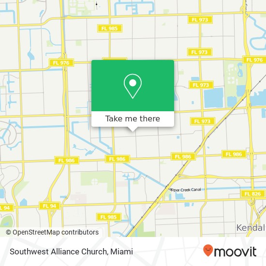 Mapa de Southwest Alliance Church