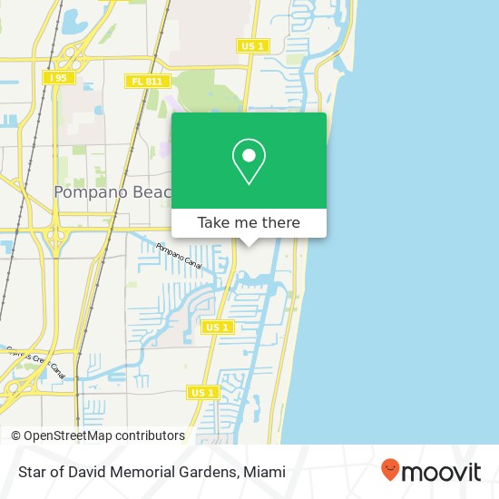 Star of David Memorial Gardens map