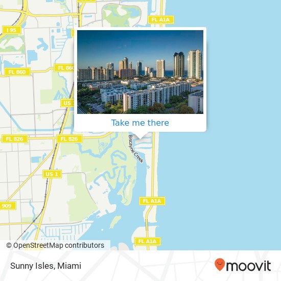 Mapa de Sunny Isles