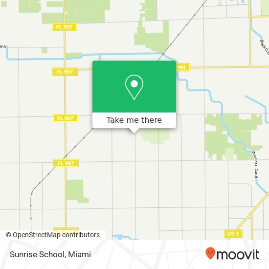 Sunrise School map