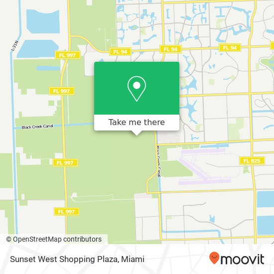 Mapa de Sunset West Shopping Plaza