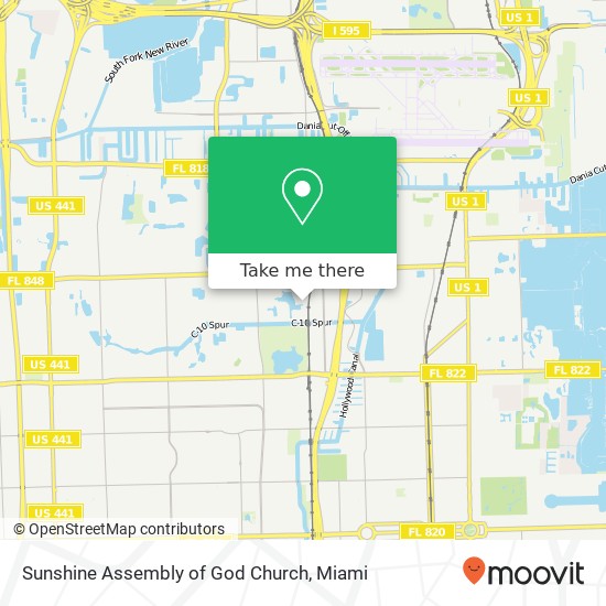 Sunshine Assembly of God Church map