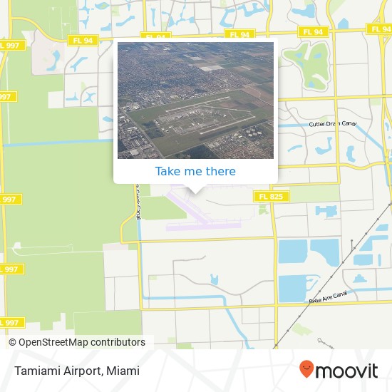Tamiami Airport map