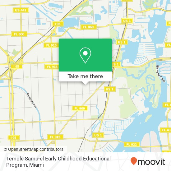 Mapa de Temple Samu-el Early Childhood Educational Program