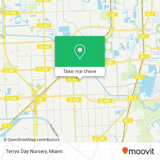 Terrys Day Nursery map