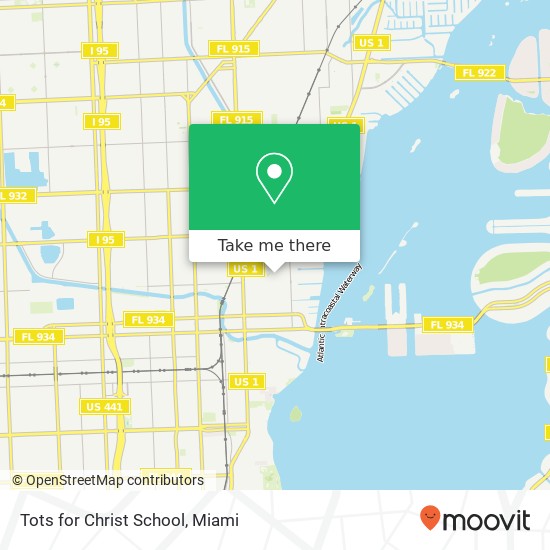 Tots for Christ School map