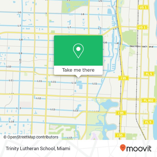 Trinity Lutheran School map