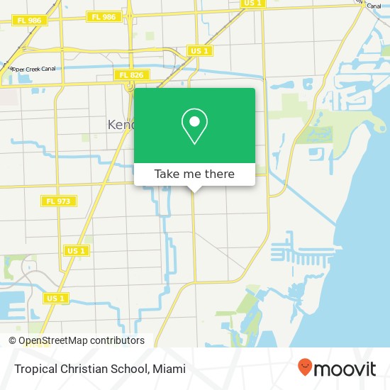 Tropical Christian School map