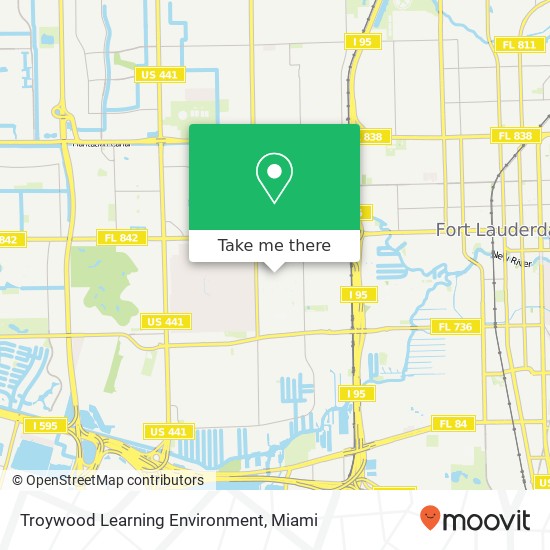 Troywood Learning Environment map