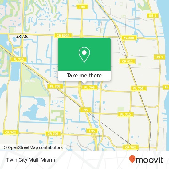 Twin City Mall map