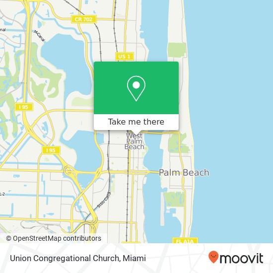 Union Congregational Church map