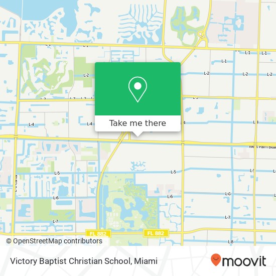 Victory Baptist Christian School map