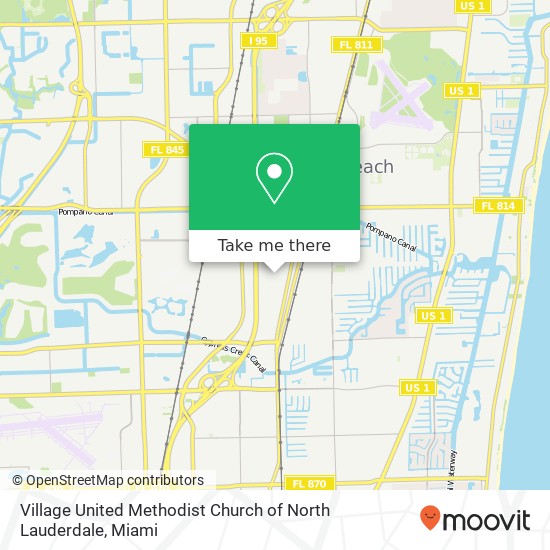 Mapa de Village United Methodist Church of North Lauderdale