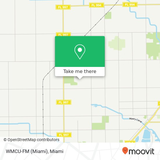 WMCU-FM (Miami) map