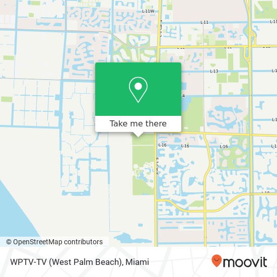 WPTV-TV (West Palm Beach) map