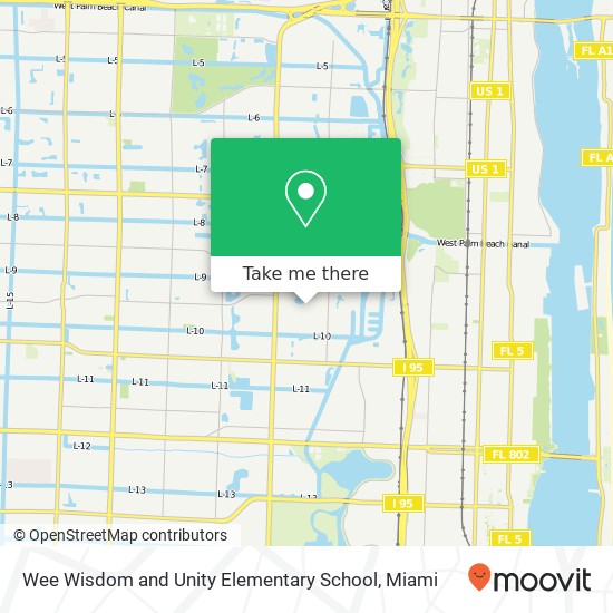 Mapa de Wee Wisdom and Unity Elementary School