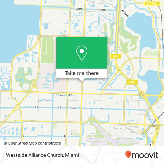 Westside Alliance Church map