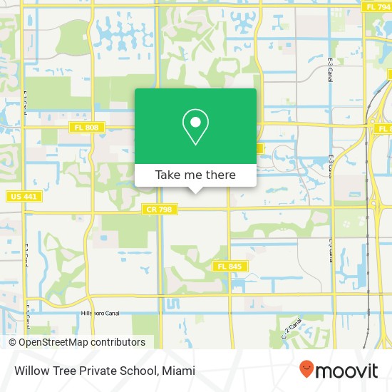 Willow Tree Private School map