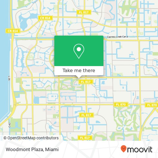 Mapa de Woodmont Plaza