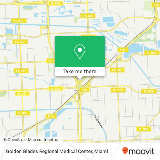 Mapa de Golden Glades Regional Medical Center