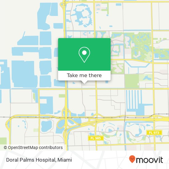 Mapa de Doral Palms Hospital