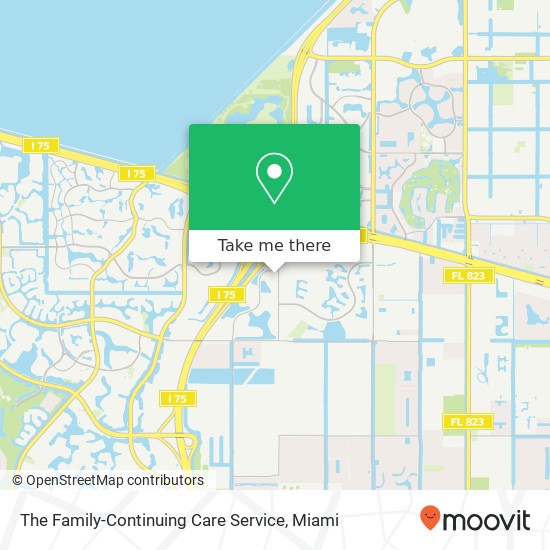 The Family-Continuing Care Service map