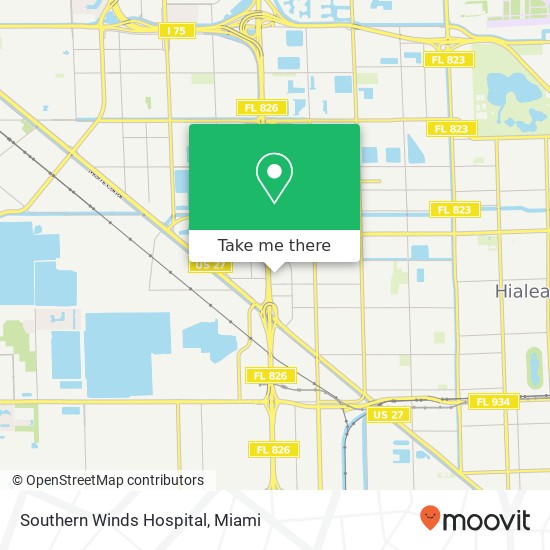 Southern Winds Hospital map