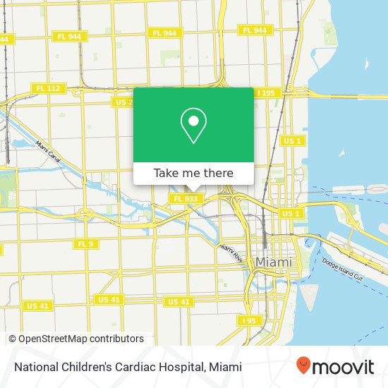 Mapa de National Children's Cardiac Hospital