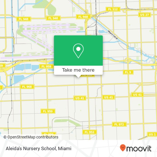 Aleida's Nursery School map