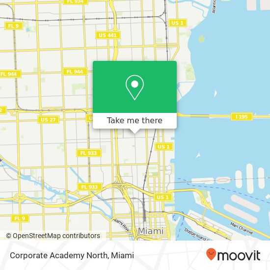 Mapa de Corporate Academy North