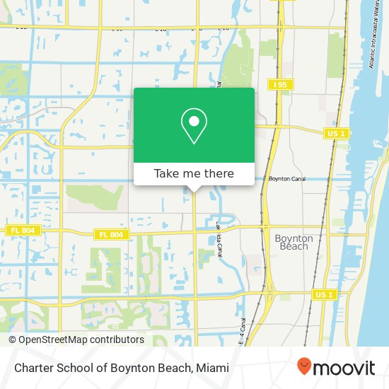 Charter School of Boynton Beach map