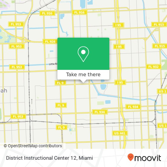 District Instructional Center 12 map