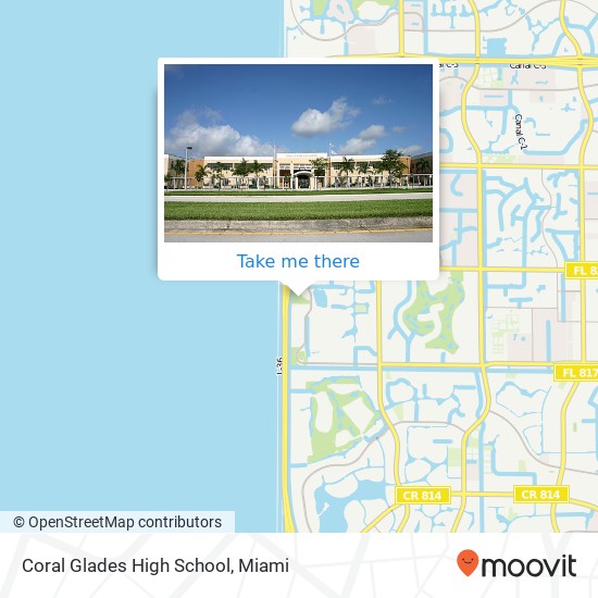 Mapa de Coral Glades High School