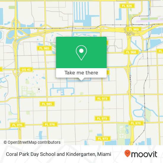 Coral Park Day School and Kindergarten map