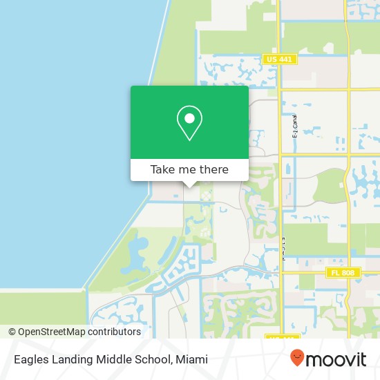 Mapa de Eagles Landing Middle School
