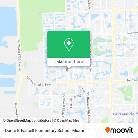 Dante B Fascell Elementary School map