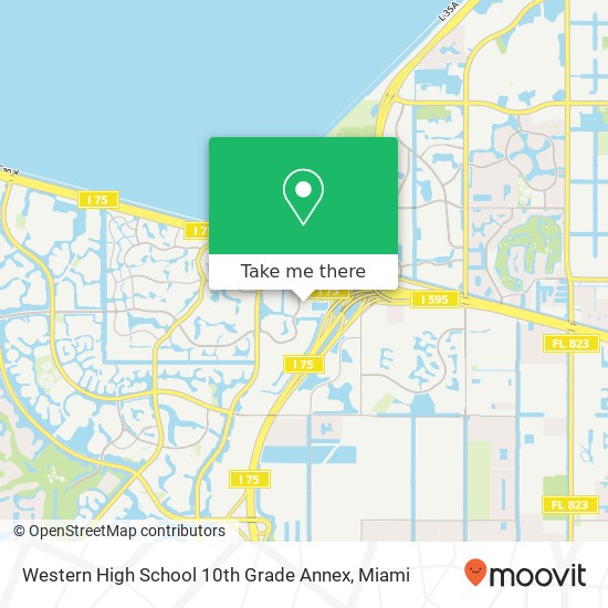 Mapa de Western High School 10th Grade Annex